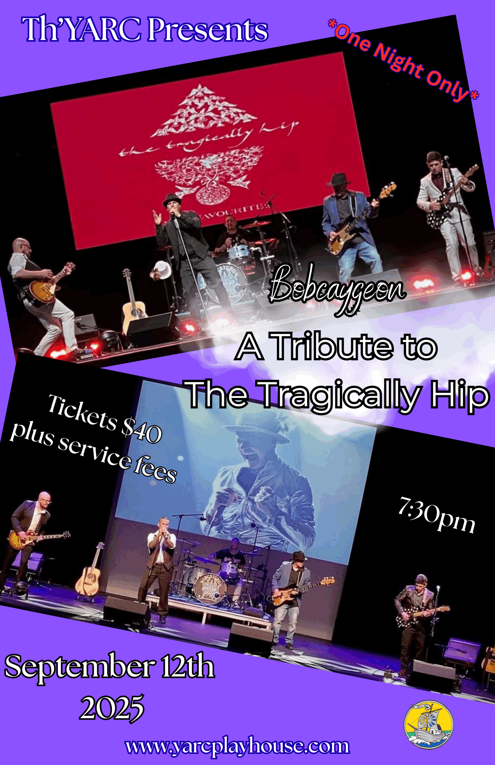 BOBCAYGEON THE TRAGICALLY HIP TRIBUTE