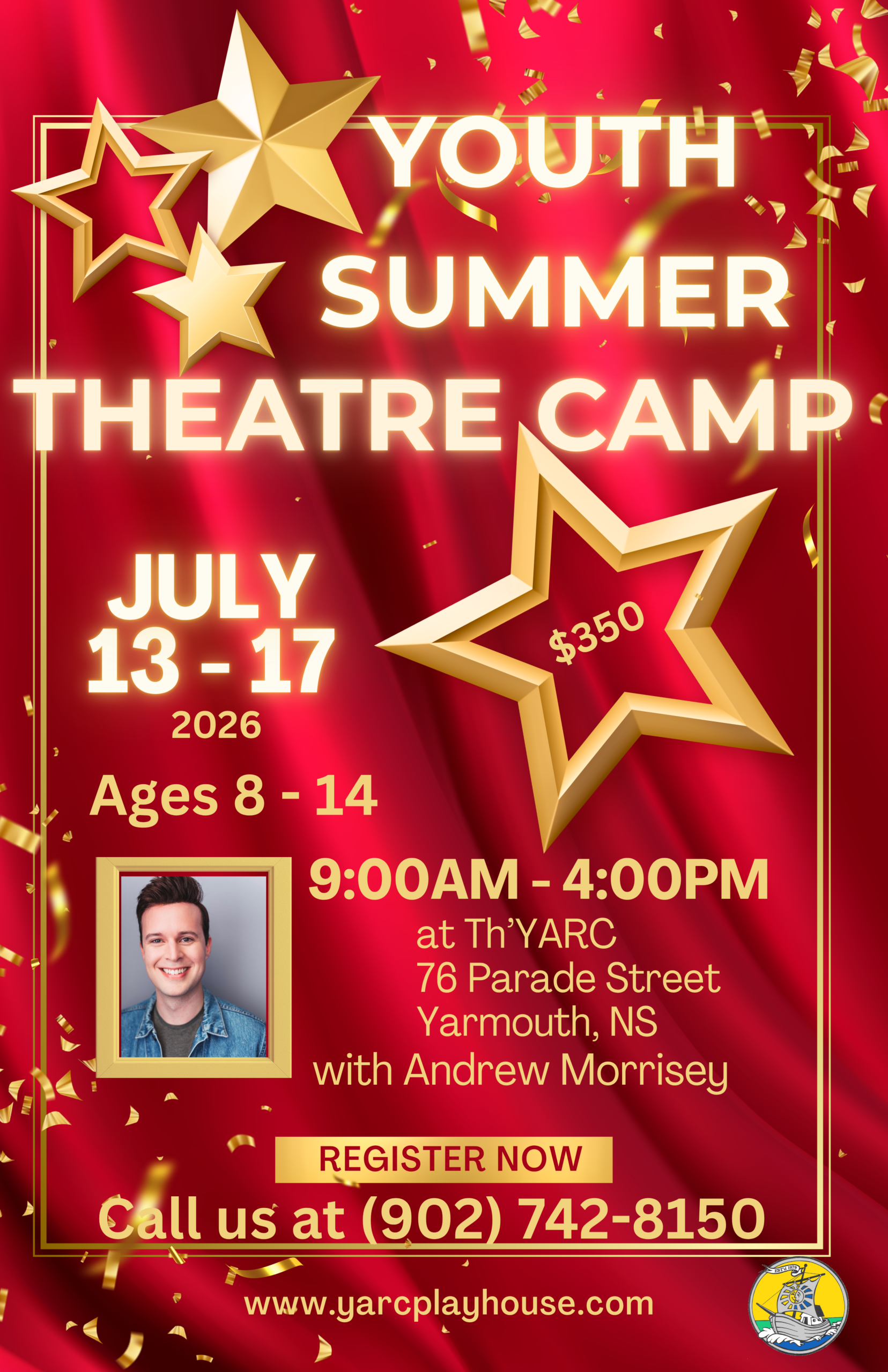 YOUTH SUMMER THEATRE CAMP w/Andrew Morrisey