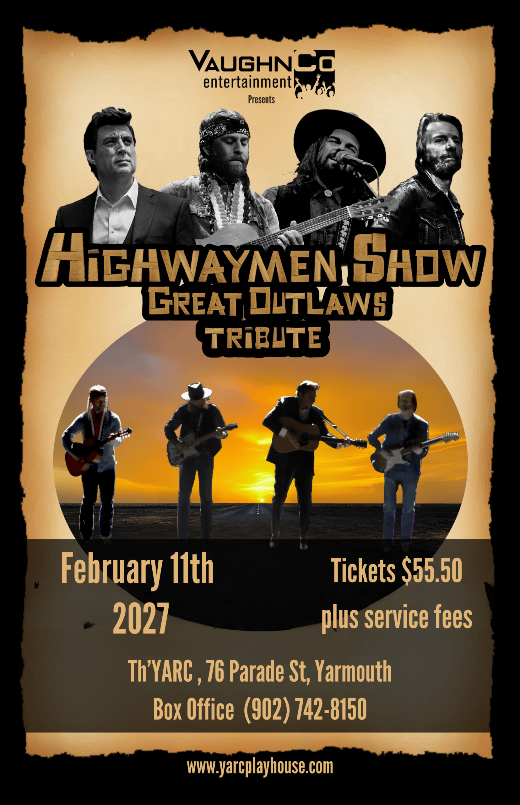 HIGHWAYMEN SHOW Great Outlaws Tribute